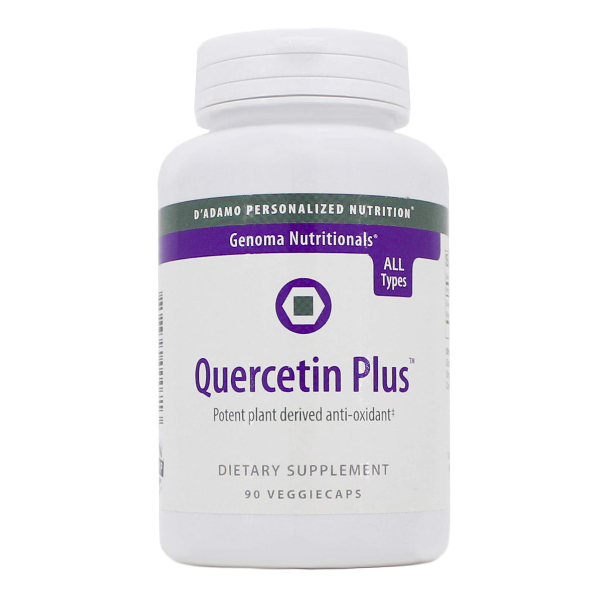 D'Adamo Quercetin Plus 90 vcaps bottle - product image 1
