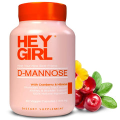 Front view of D Mannose Capsules bottle