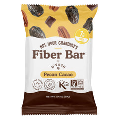 D-vash Fiber Bars Pistachio flavor on package