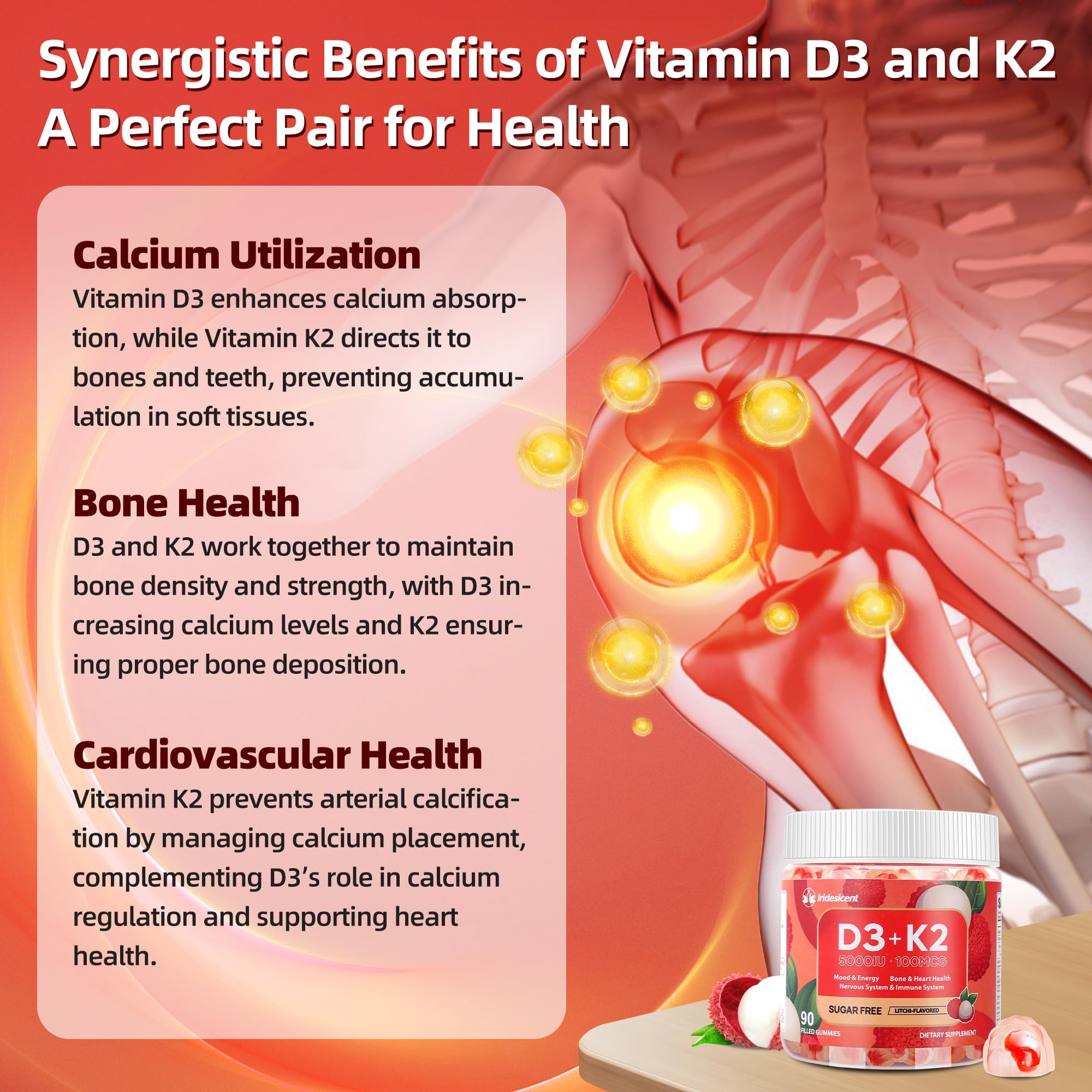 Gummies featuring magnesium glycinate addition for absorption