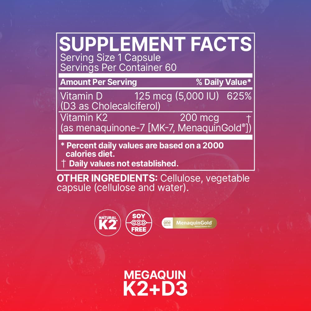 D3 and K2 synergy for bone, heart, and immune health image