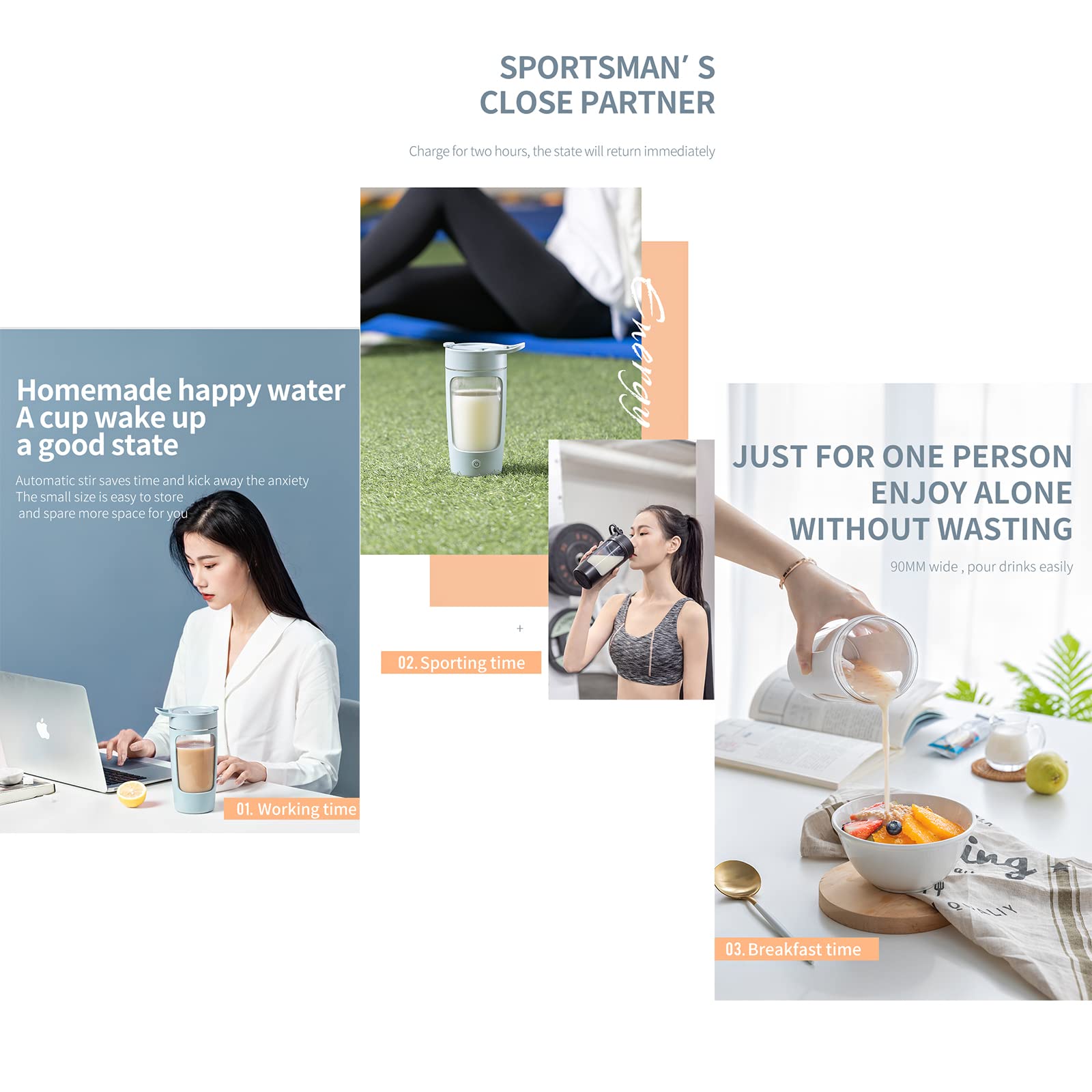 Daasigwaa 7000 rpm motor delivers smooth blending for protein shakes