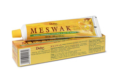 Close-up of Miswak essence in Dabur Meswak toothpaste