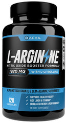 DACHA Premium L-Arginine 1920 mg bottle front label