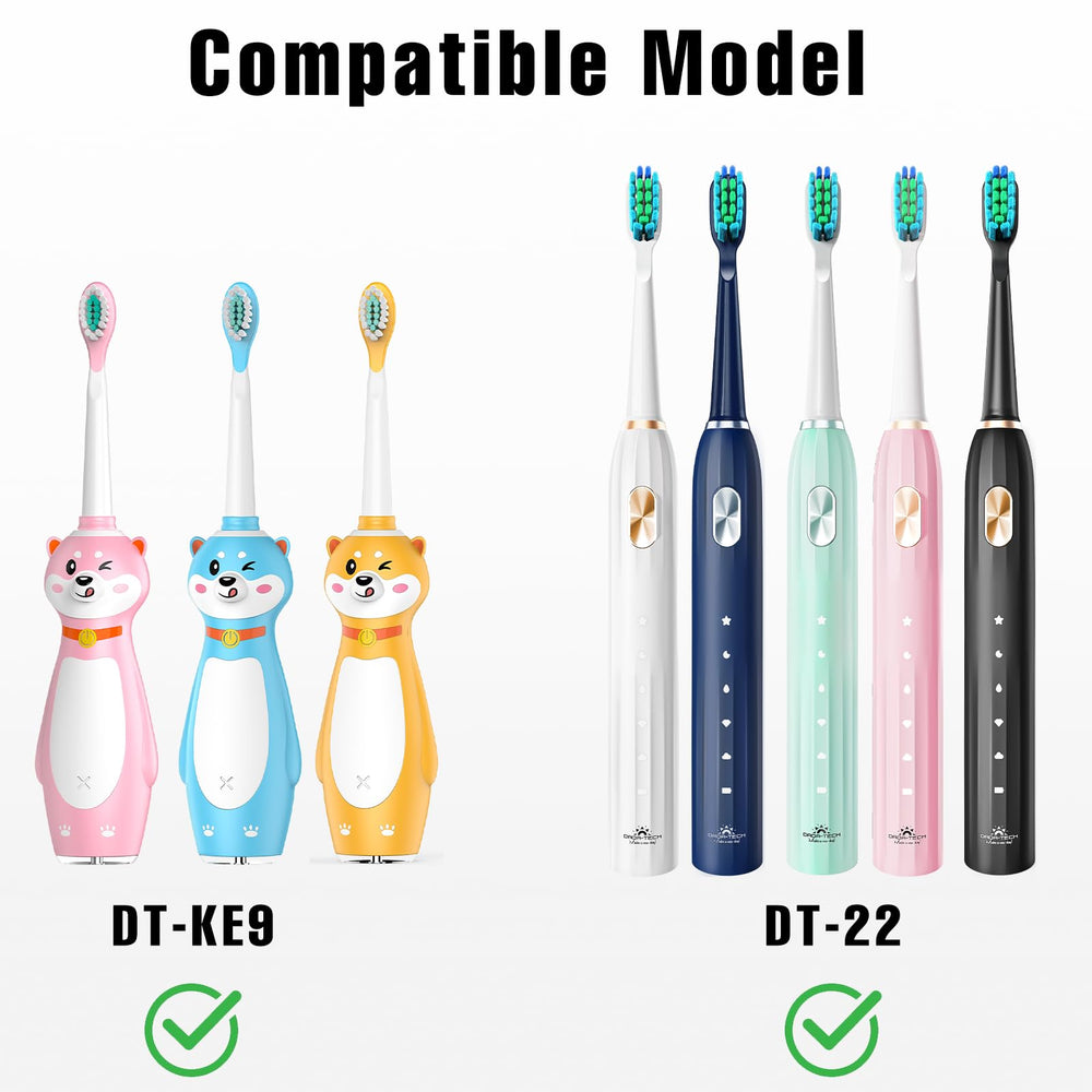 DT-22 replacement heads blue soft bristles 0.152mm - product shot