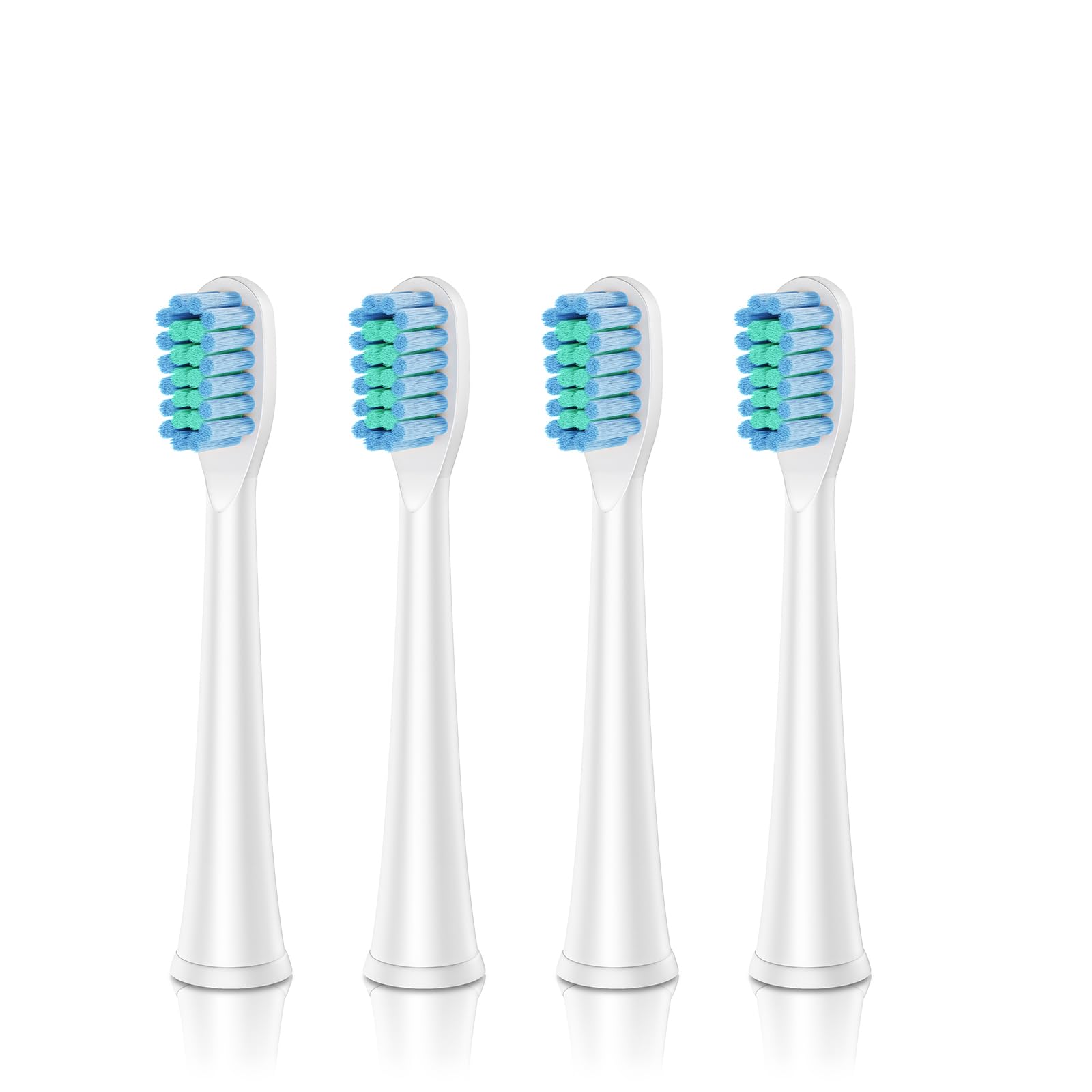 Dada-Tech replacement heads for DT-KE6/DT-KE7 (White) - front view
