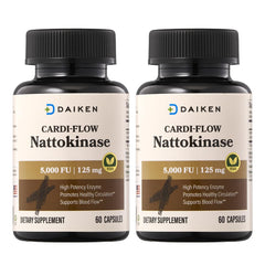 Front view of DAIKEN Nattokinase 5000 FU capsules