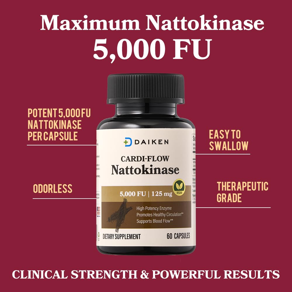 Two-pack packaging image for DAIKEN Nattokinase 5000 FU