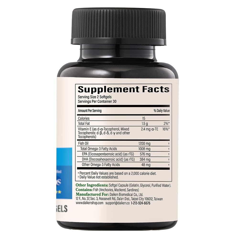 DAIKEN packaging and label on the bottle