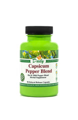 Daily Capsicum Pepper Blend bottle – front label