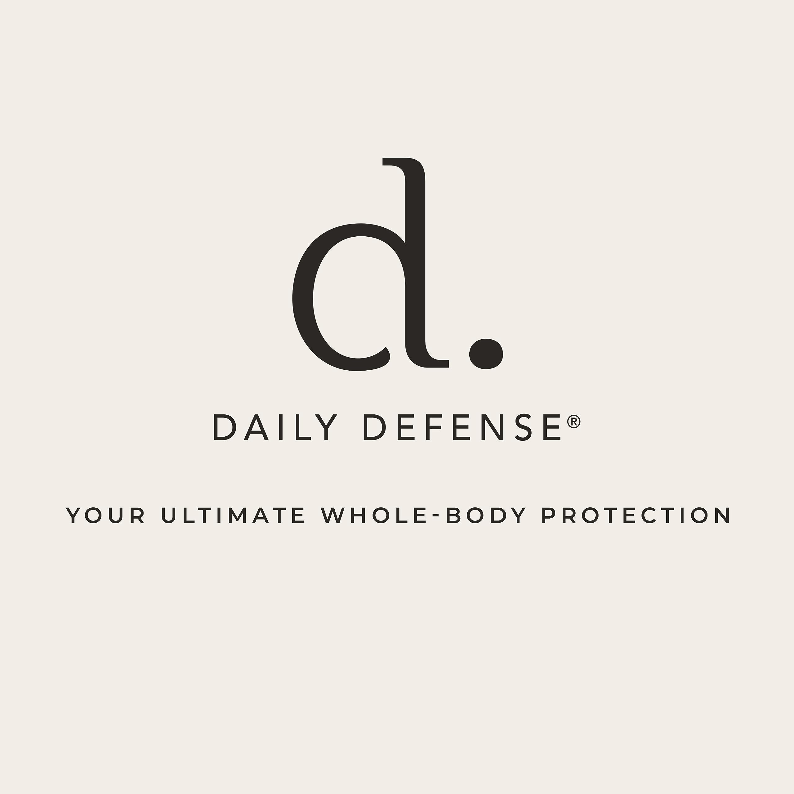 Daily Defense AQUOE lifestyle setup with gym water bottle
