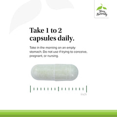 User taking 1-2 capsules daily in the morning for energy support