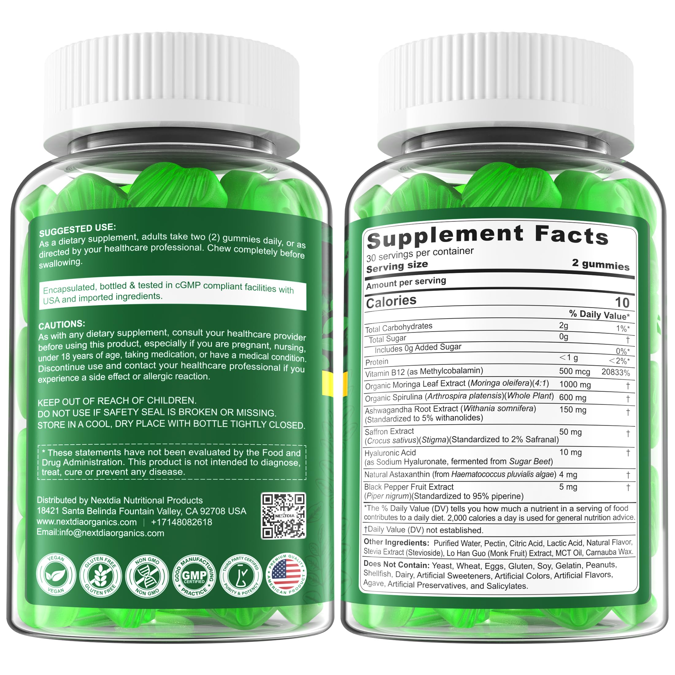 Gummies being taken as a daily dose