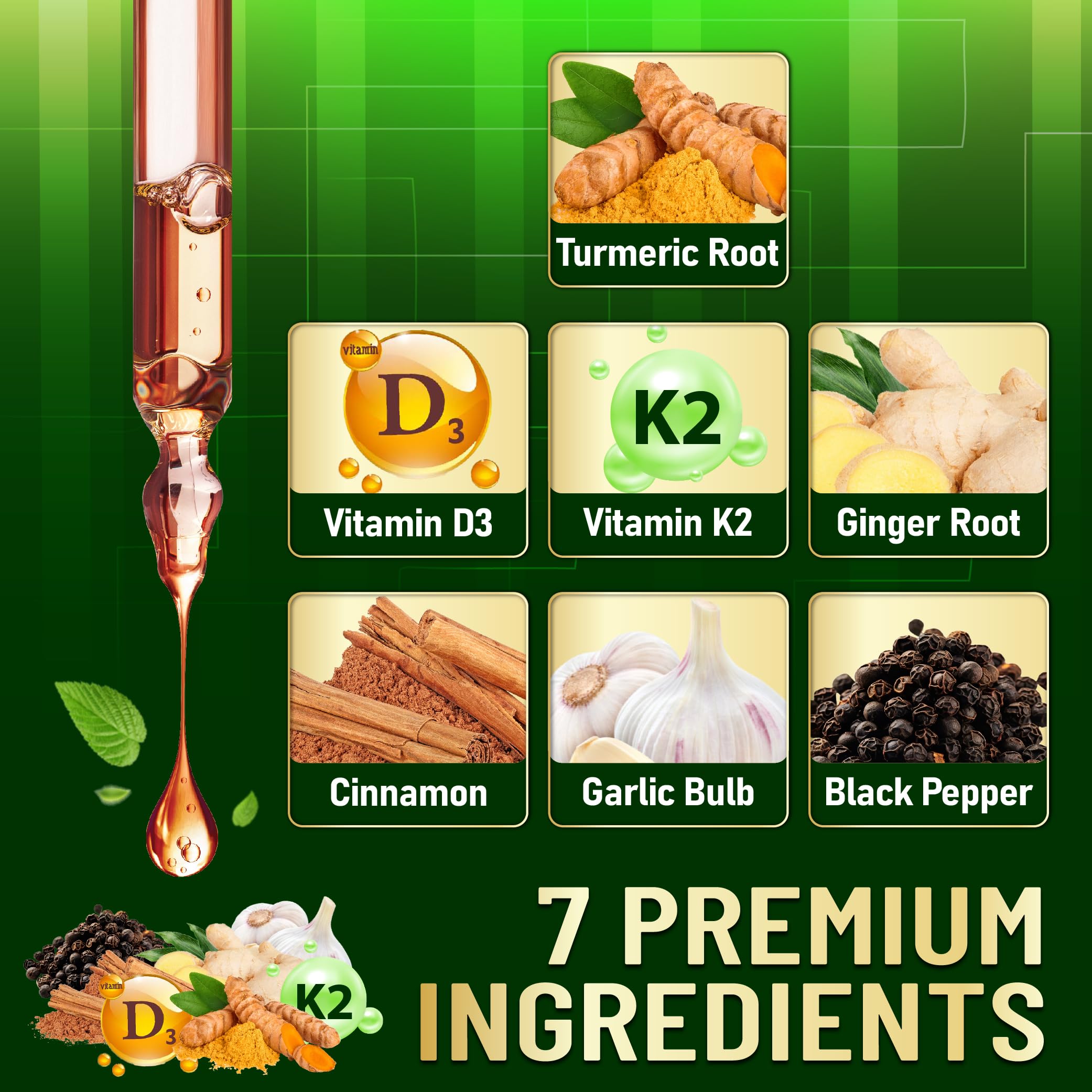 Illustration of 1ml daily dose with bottle and glass