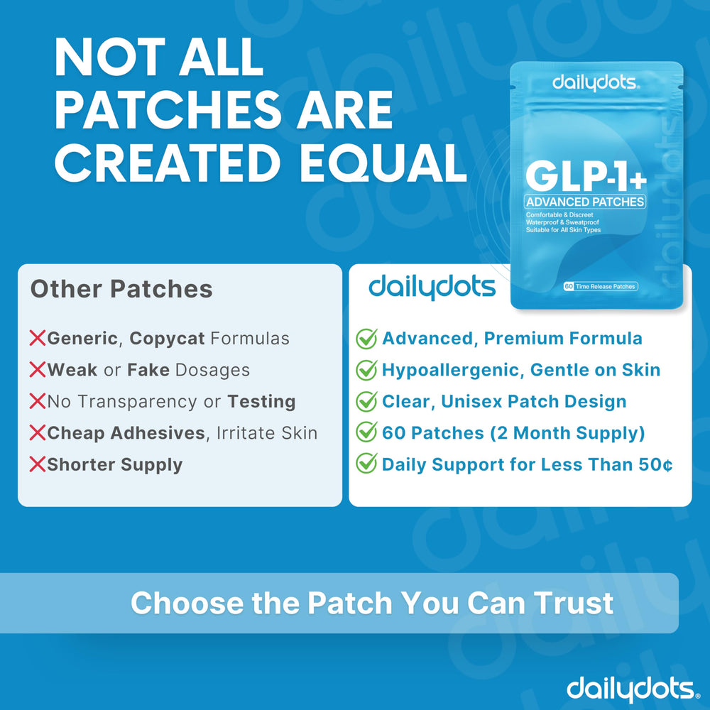 Patch being applied to skin for discreet wellness support