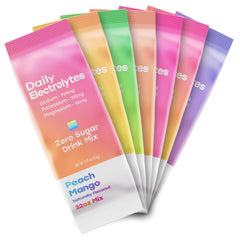 Daily Electrolytes mixed berry flavor delivers tasty, keto friendly hydration.