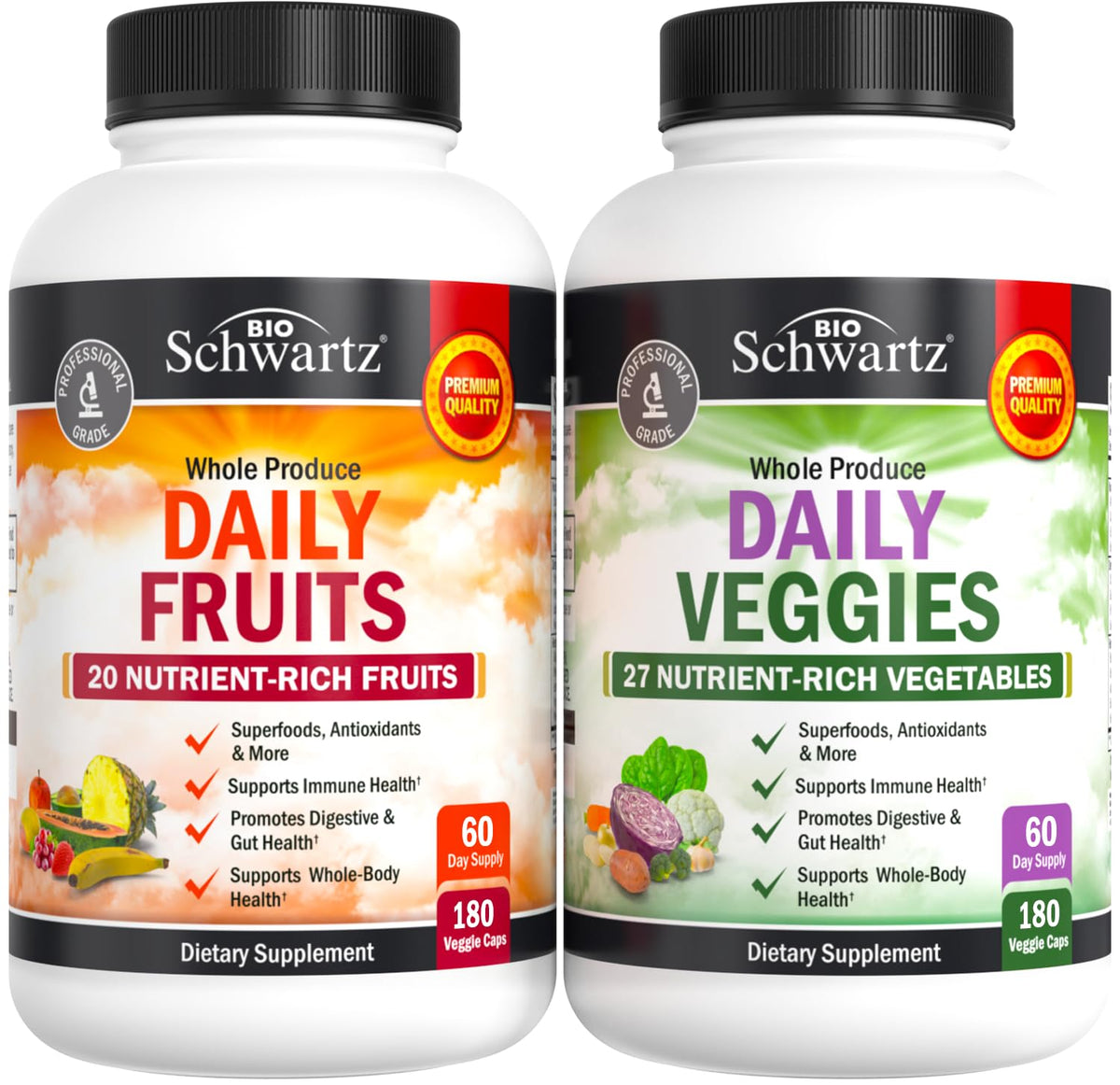 BioSchwartz Daily Fruits and Veggies 2-pack front view