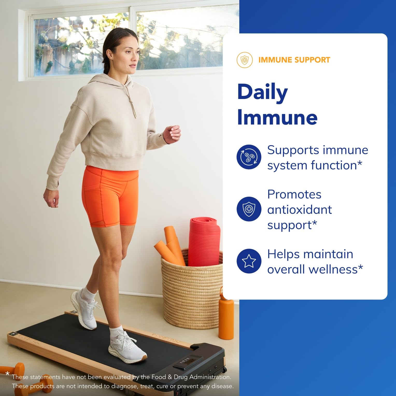 Ingredients: vitamin C, quercetin, zinc and other vitamins and minerals