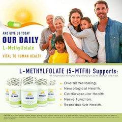 Packaging for Daily L-Methylfolate 15mg two-bottle bundle