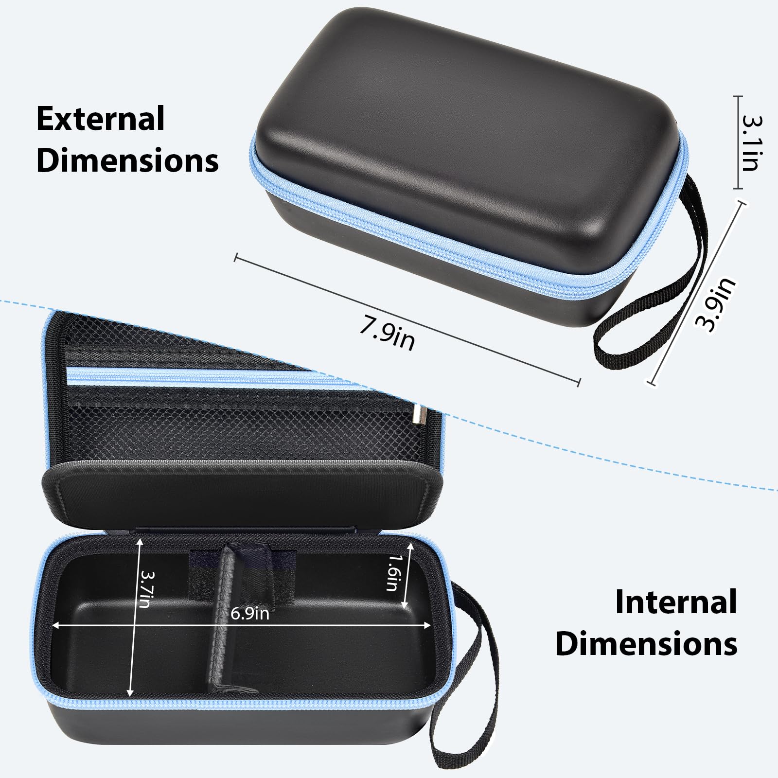 Inner compartment showing space for 30+ lenses