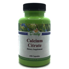 Daily Manufacturing Calcium Citrate bottle front