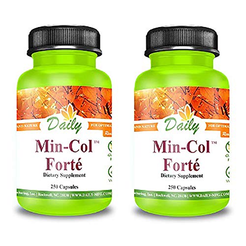 Daily Manufacturing Min-Col Forte 250 Capsules bottle, 2-pack