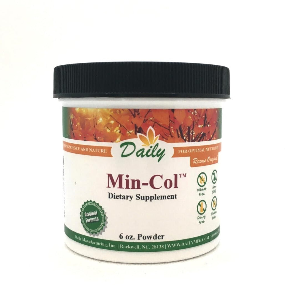 Daily Min-Col Powder jar front view