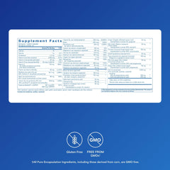 Close-up of daily multivitamin packets