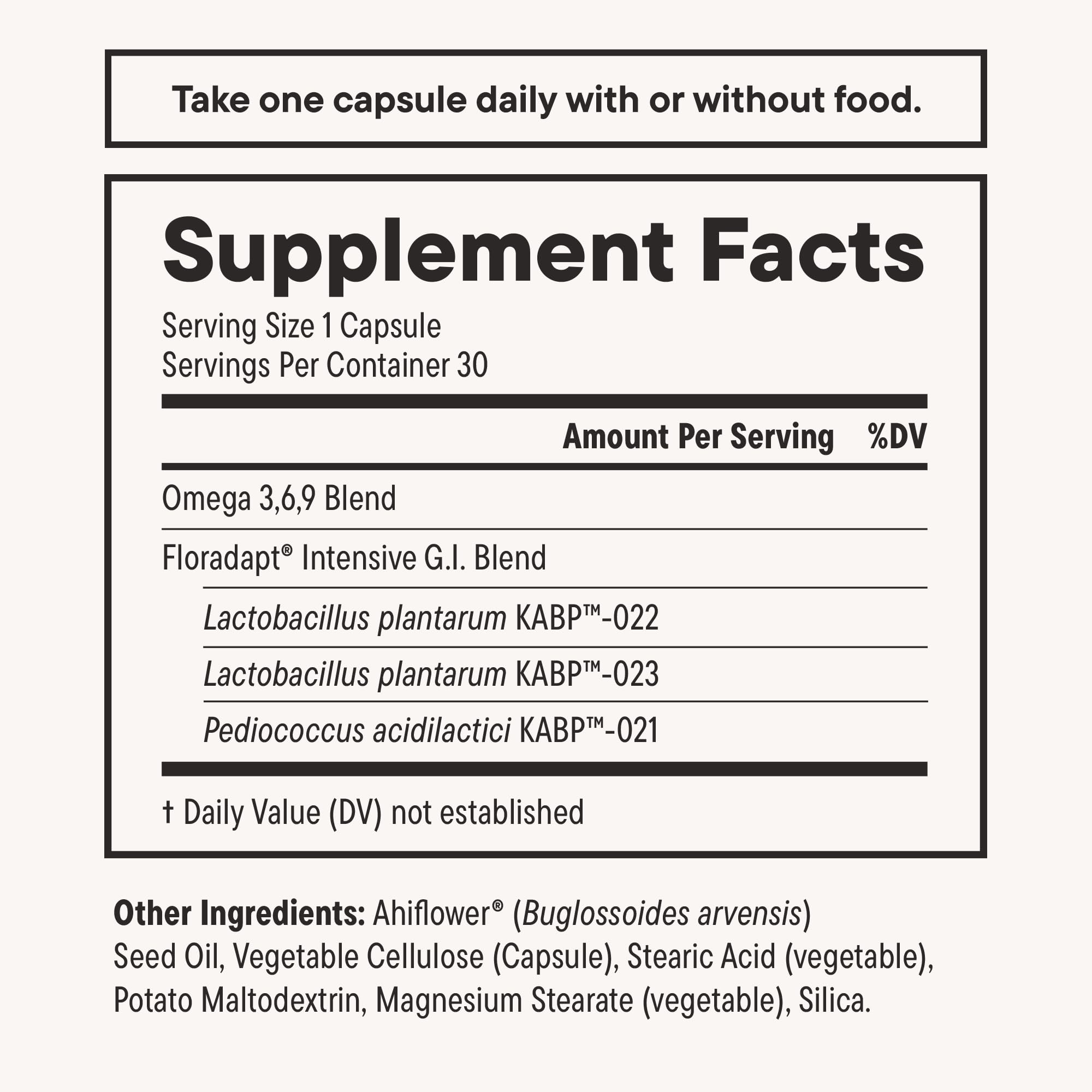 USA-made probiotic quality badge