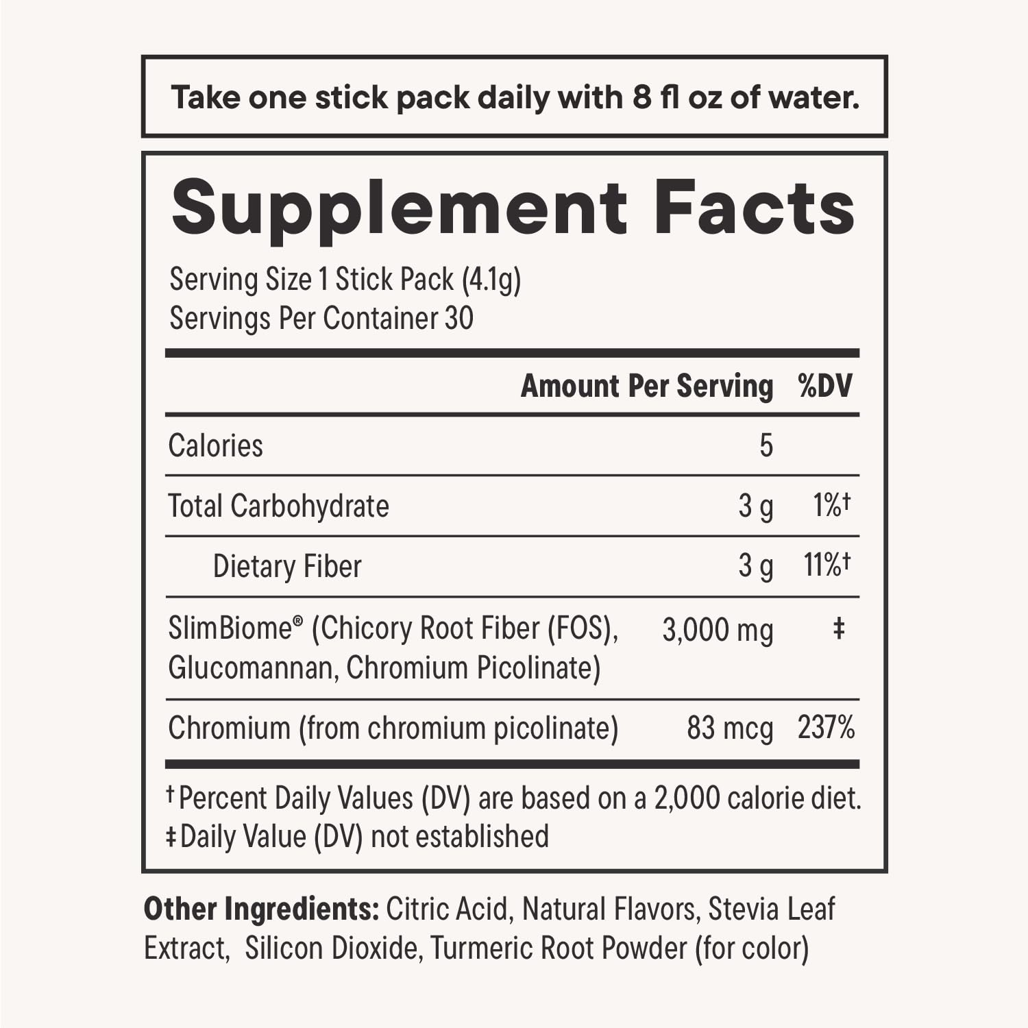 Mixing FeelFull: dissolve a stick pack in water