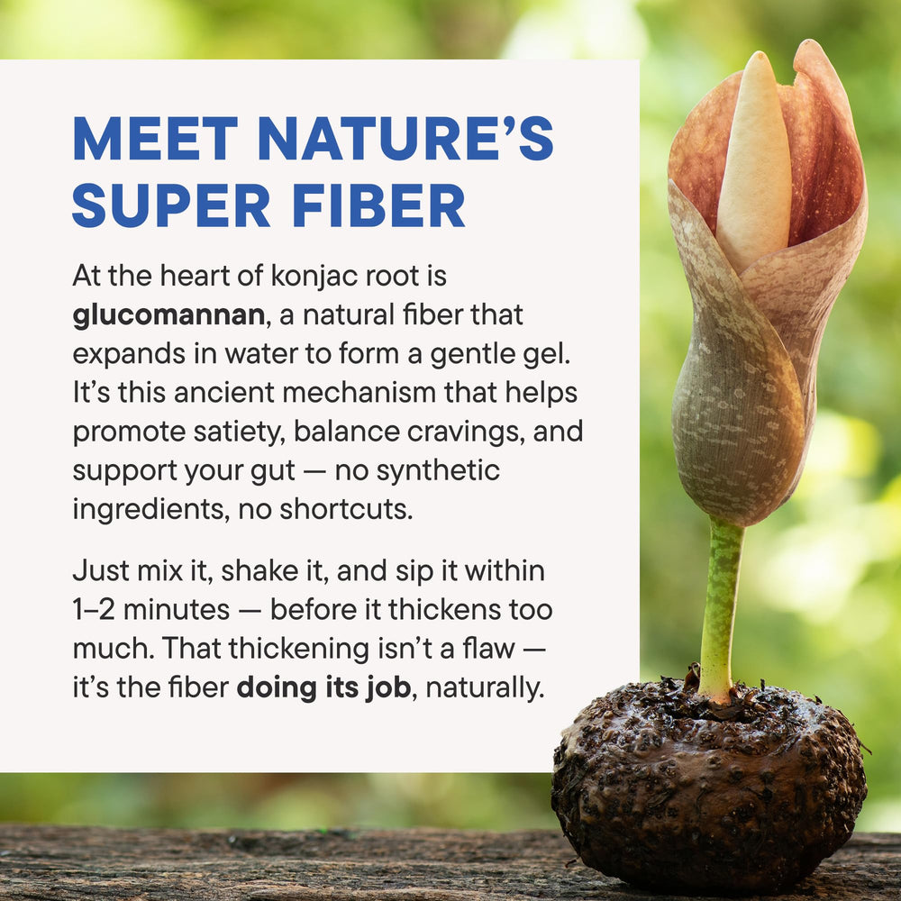 Glucomannan ingredient close-up for FeelFull
