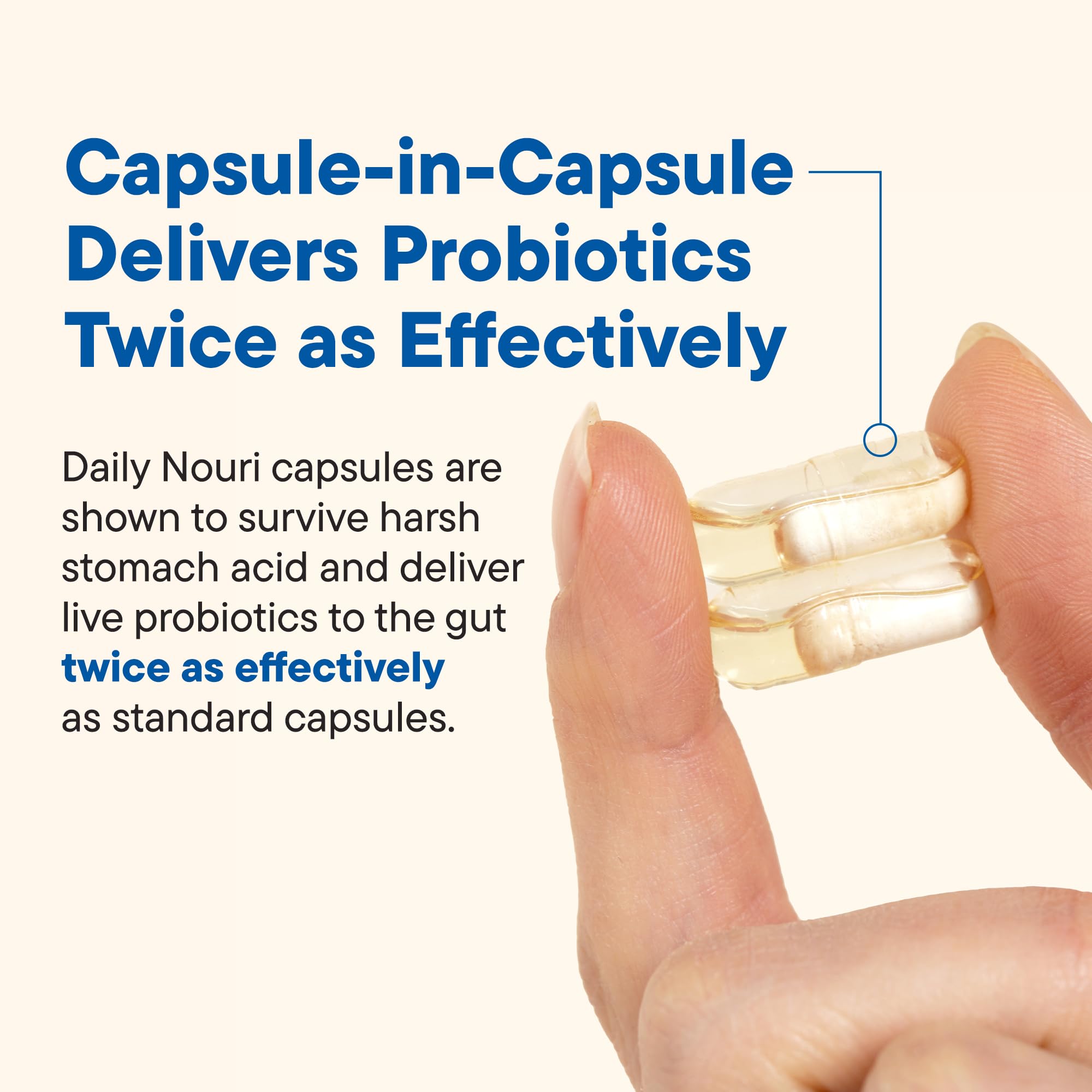 Lifestyle shot with active adults and probiotic supplement