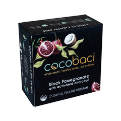 Cocobaci Daily Oral Care Sachet – Activated Charcoal Mouthwash with Aromatherapy Extracts (8 oz)