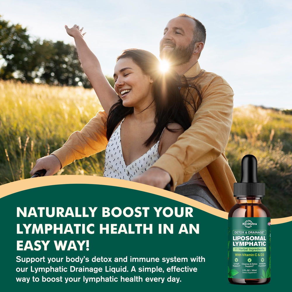 Convenient 2 ml daily serving of lymphatic drops