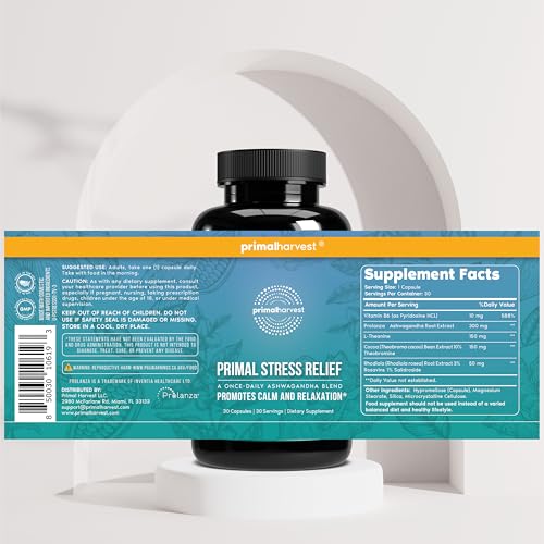 Daily stress relief capsule highlighting mood support