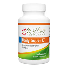 Wellness Resources Daily Super E Tocotrienol Complex bottle and label