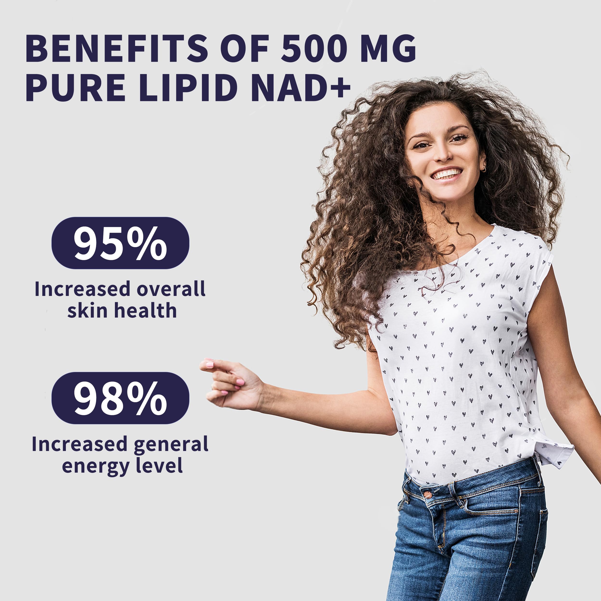 Usage instruction showing 2 ml daily dose for 30 days