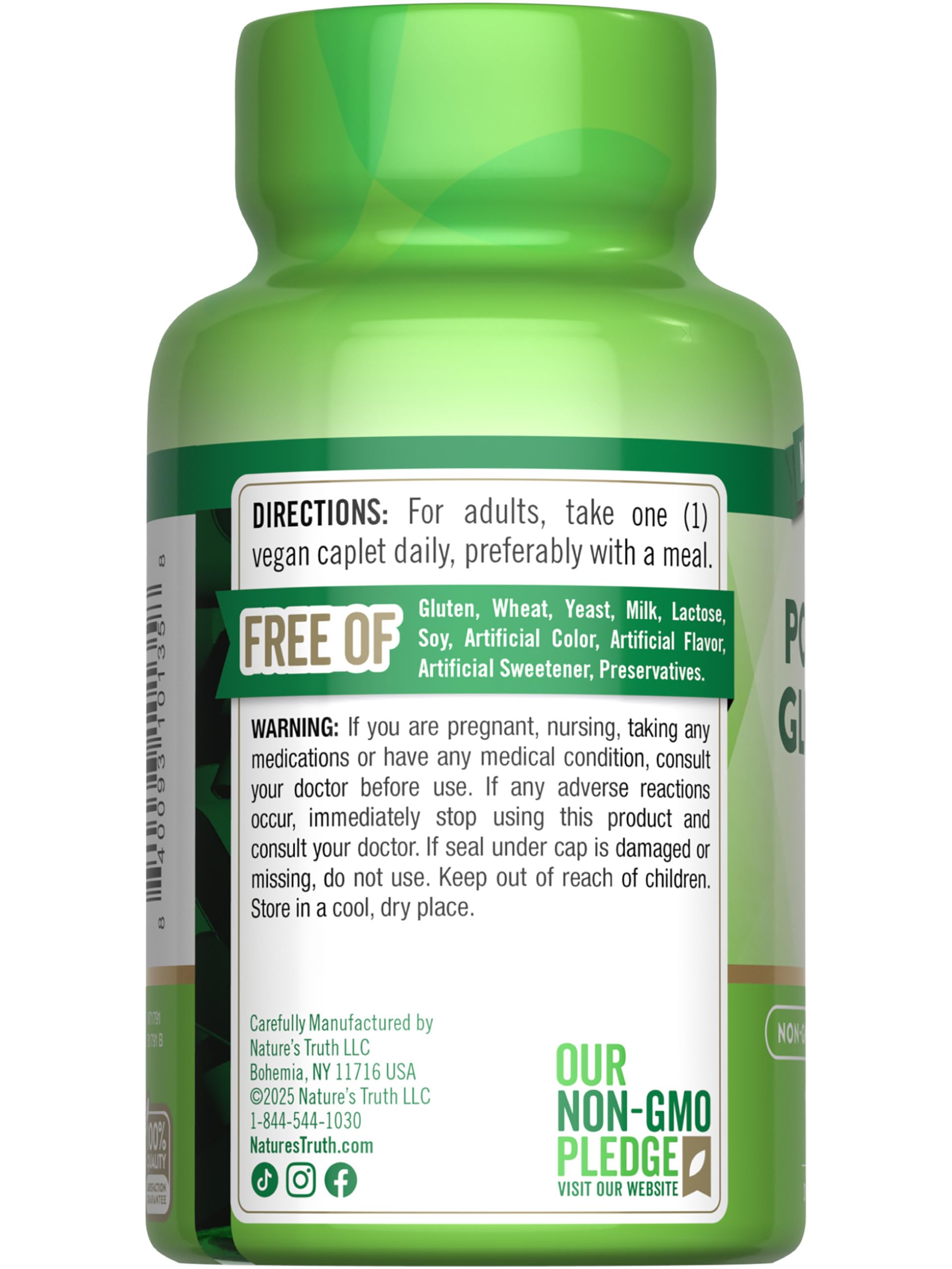 Lifestyle image showing daily use of the potassium gluconate supplement