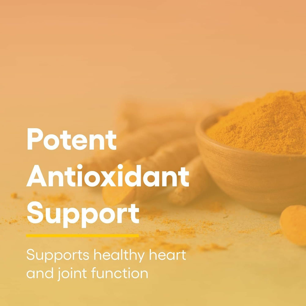 Dairy-free, gluten-free, non-GMO curcumin supplement packaging