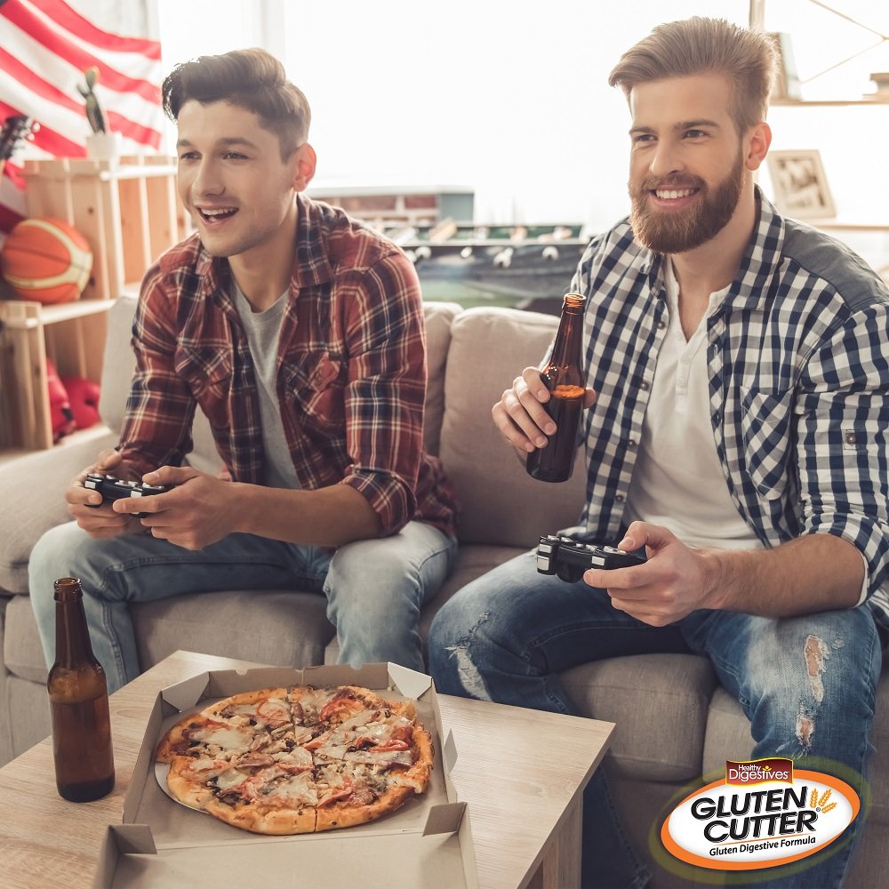 Dairy lactose digestion support with Gluten Cutter