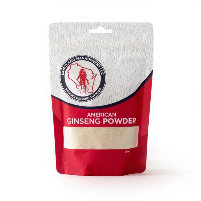 Packaging for Dairyland American Ginseng Powder 8 oz