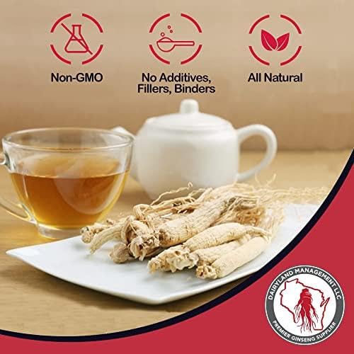 Whole American ginseng roots, Dairyland brand
