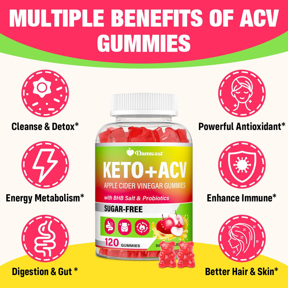 Damicest vitamin B12 gummies close-up highlighting energy support