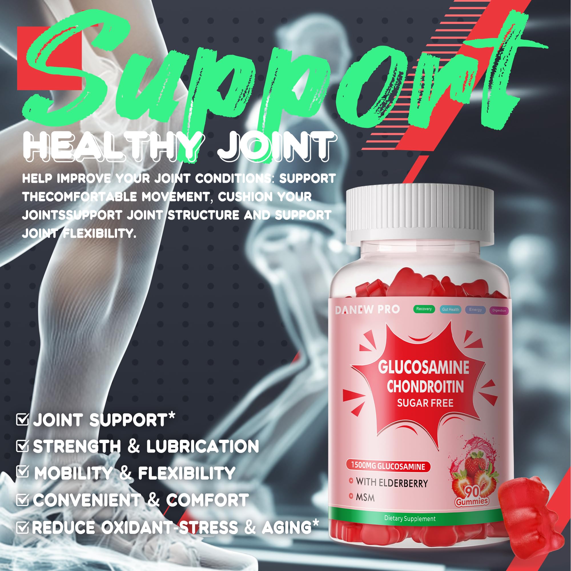 Label indicating no soy, eggs, dairy, nuts or gelatin and no GMO