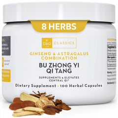 D’AO Labs Bu Zhong Yi Qi Tang capsules bottle front