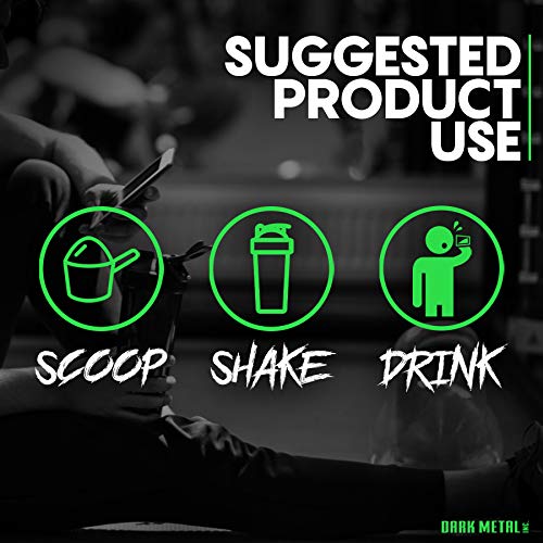 Dark Metal Manson drink in glass suggests focused workouts and sustained energy