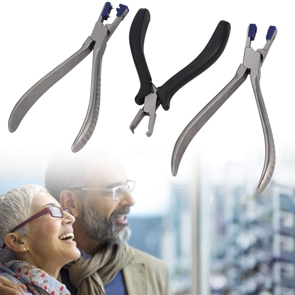 Rimless eyeglasses repair tools in DAUERHAFT kit