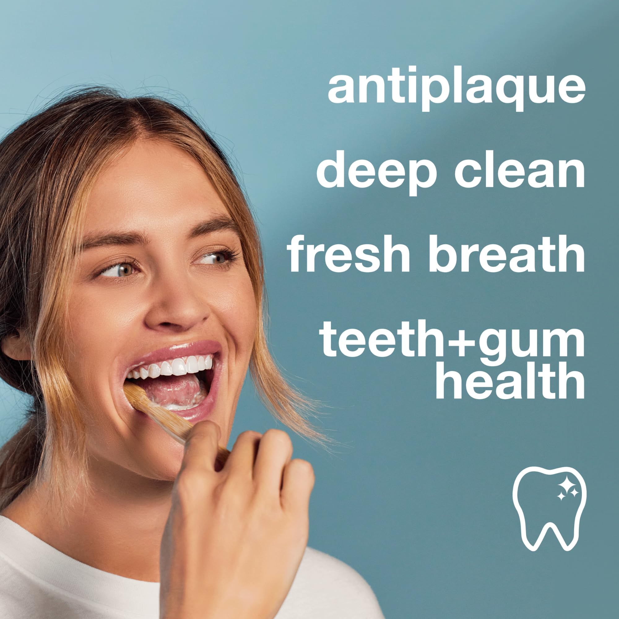 Family using Davids bamboo toothbrush 3-pack