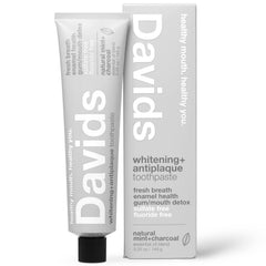 Davids Charcoal Toothpaste tube and packaging