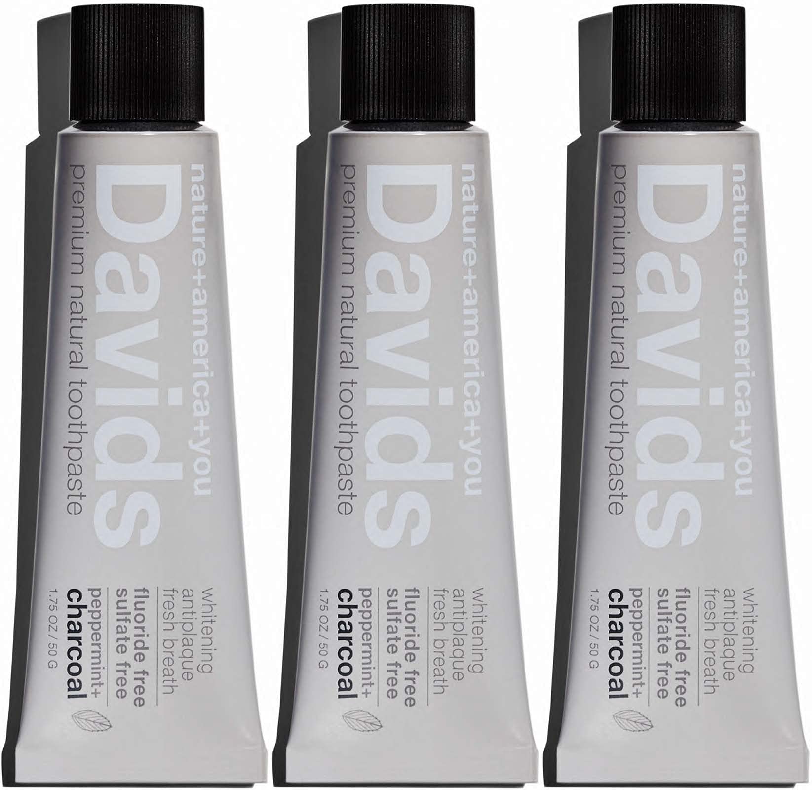 Travel-ready 1.75oz TSA-approved toothpaste with three tubes